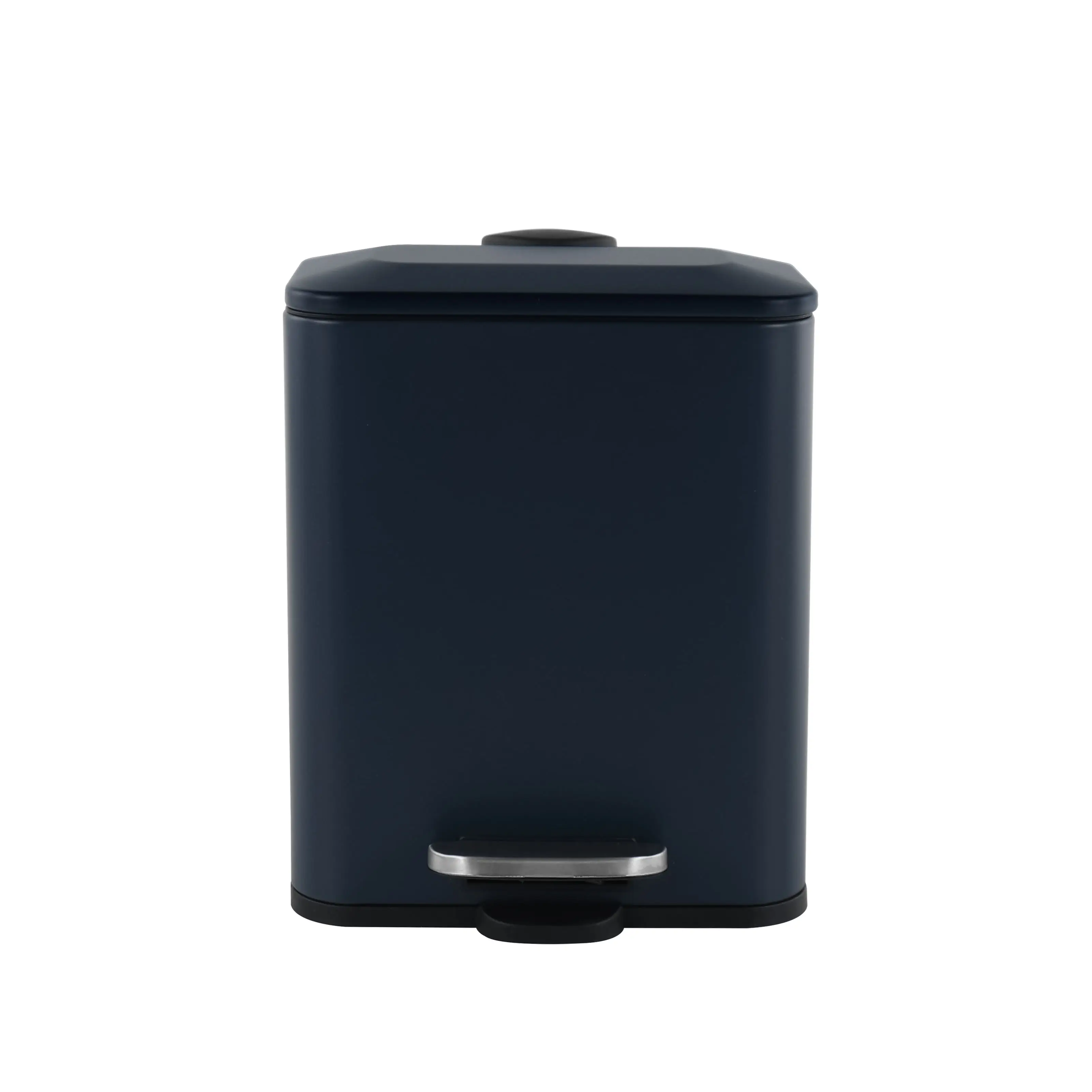 Rectangular Small Black Trash Can For Home And Kitchen Bathroom Decor