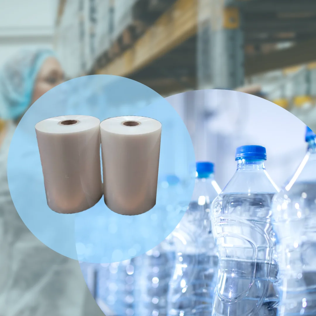 LDPE термоусадочная пластиковая пленка толщина 70-75 микрон промышленный класс сильная формула упаковка для напитков бутылка питьевой воды