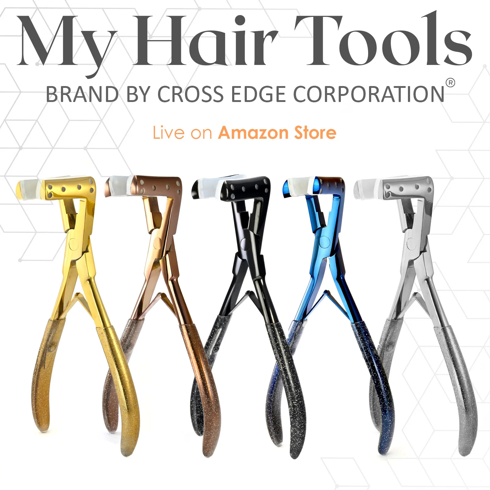Custom Premium Tape-In Hair Extensions Pliers Precision Pressure - Main Image
