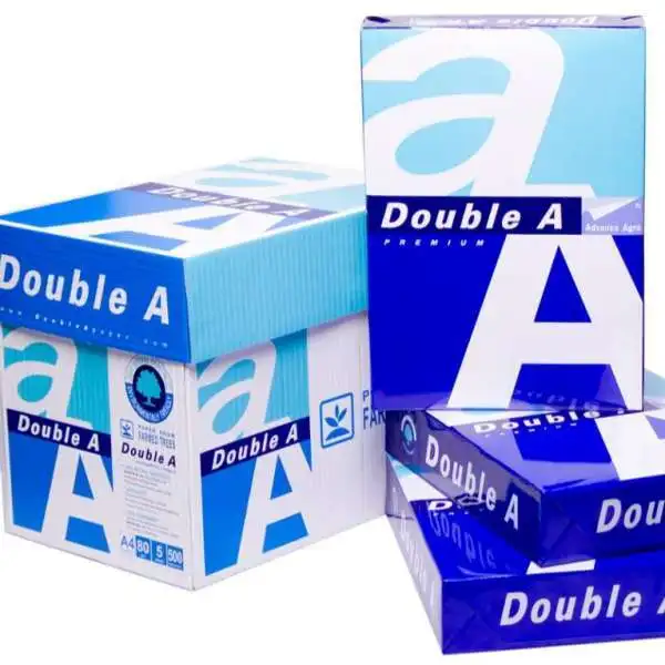 100% Woold Pulp 80gsm A4 Copy Paper 70 GSM / 80 GSM - Super White a4 paper for sale-Double A A4