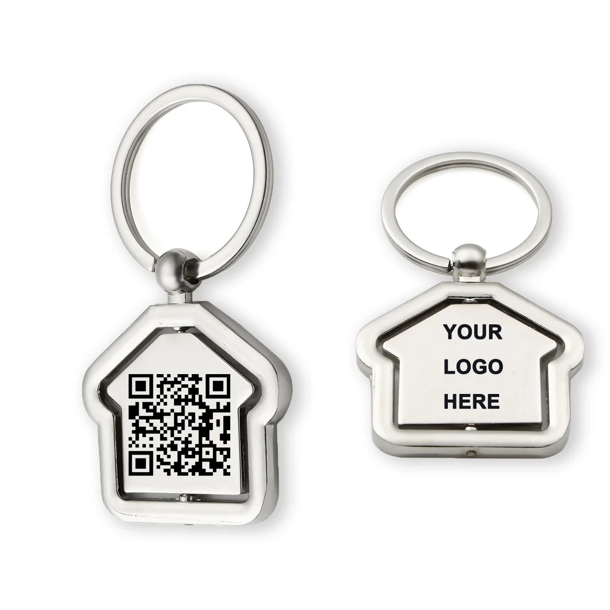 Custom QR Code Keychain Favourite Song QR Scan Keyring Spotify Music Keychain