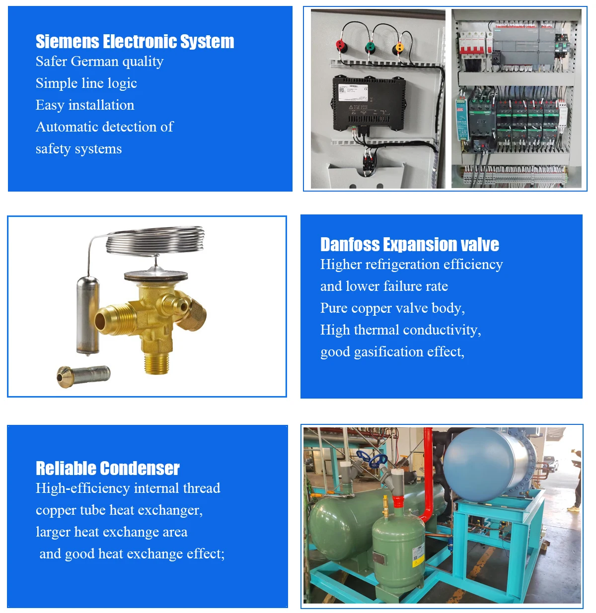 Icema Automatic Ice Block Making Machine Industrial Brine Block Ice