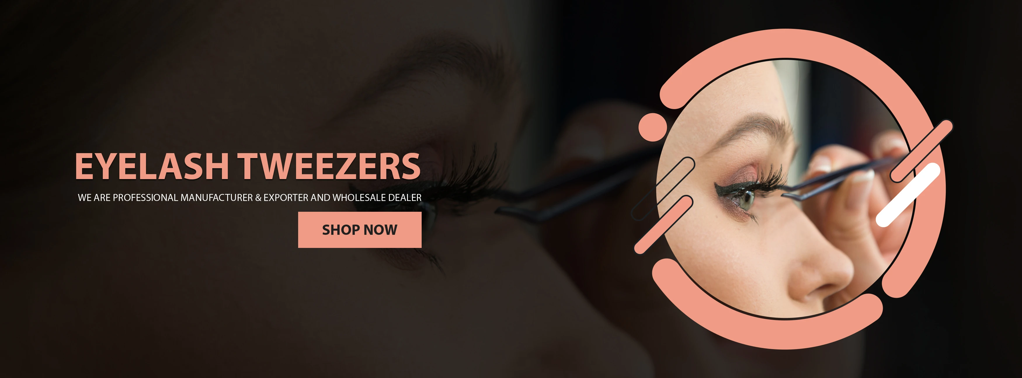 Wholesale Eyelashes Tweezers Custom 90 Degrees Eyelash Beauty & Tools