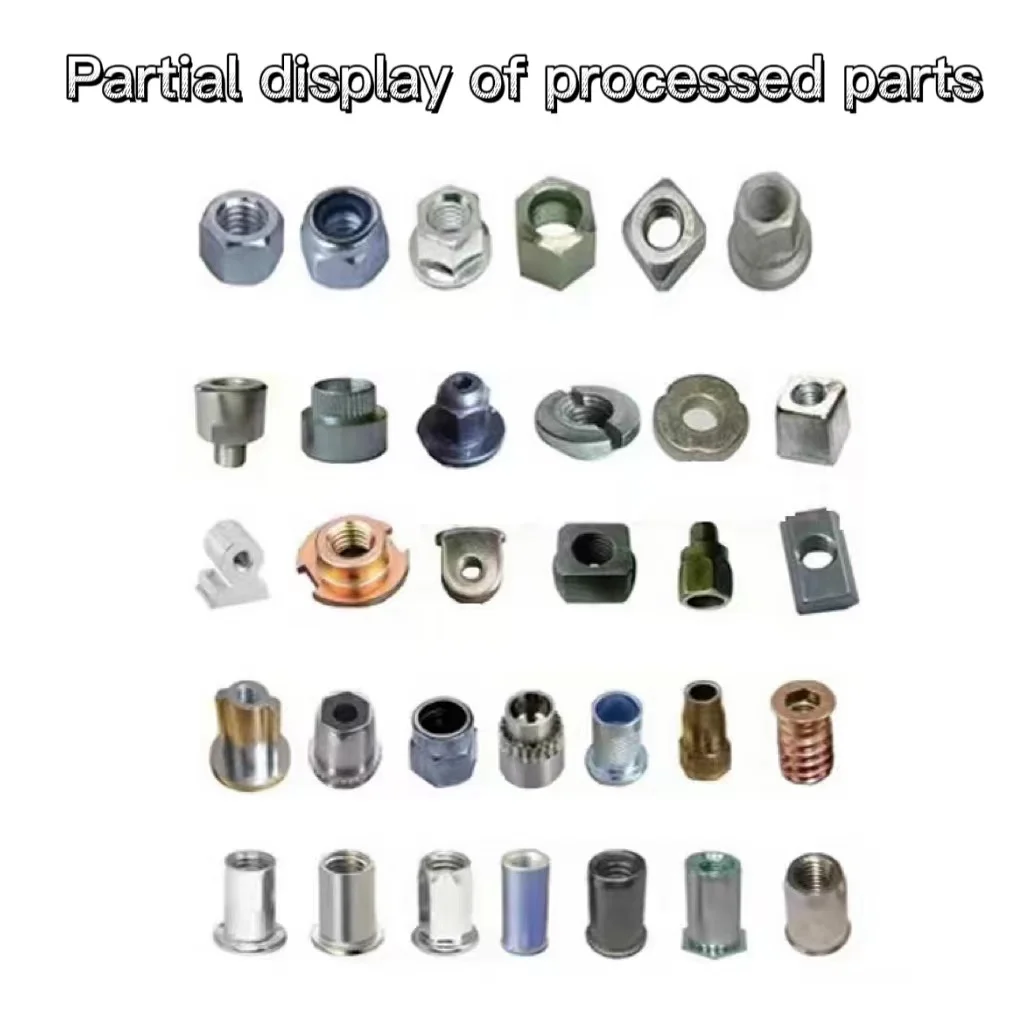 Multi Functions Nut Automatic Vertical Drilling Advanced Hex Nuts And