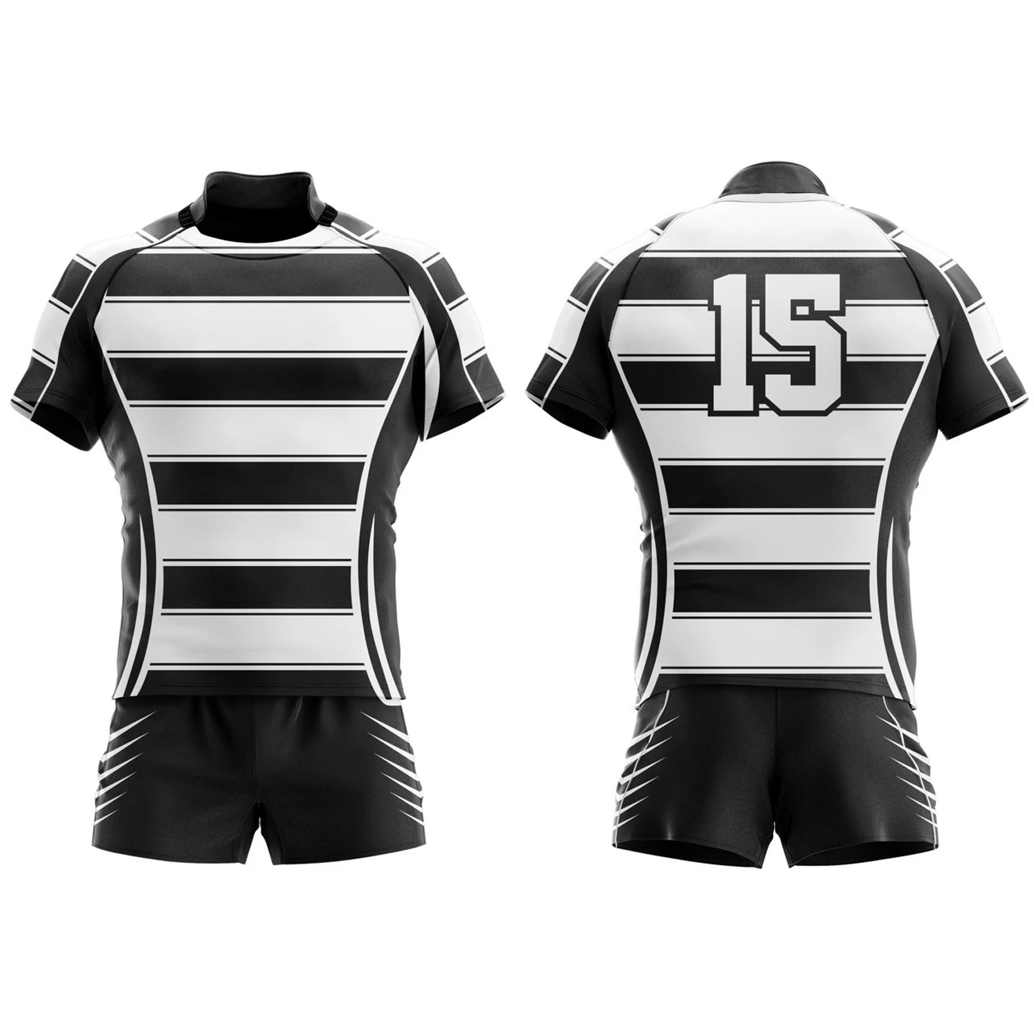 Sublimation Design Print 2024 Rugby Uniforms Customized Logo Rugby