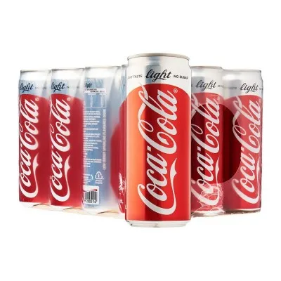 Coca Cola Soft Drink / Original Coca Cola 330ml Cans. Coca Cola Bottle ...