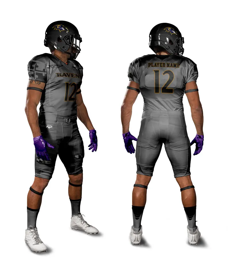 Source Custom American Football Uniforms with Customized Player