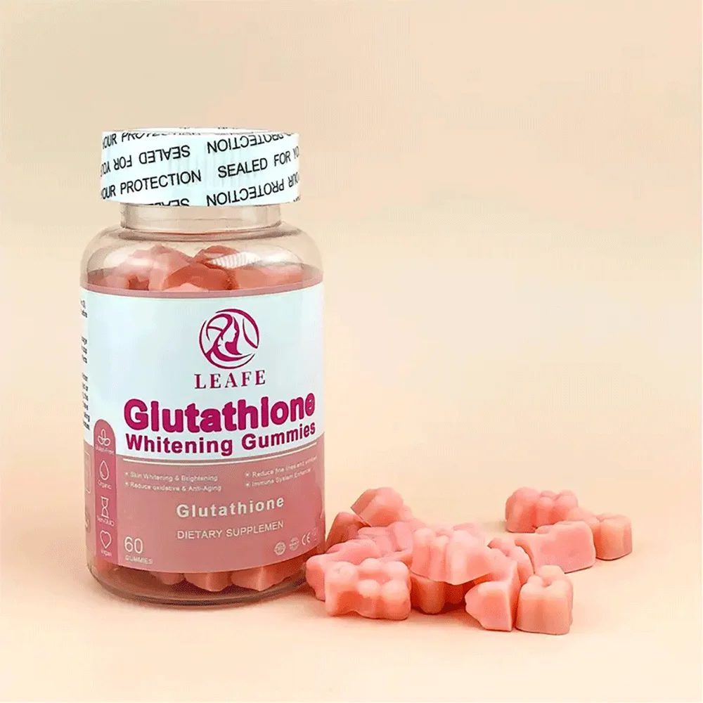 Private Label GSH Healthcare Supplement Glutathion Brightening Skin Gummies to Lighten the Skin Whitening L-Glutathione Gummies