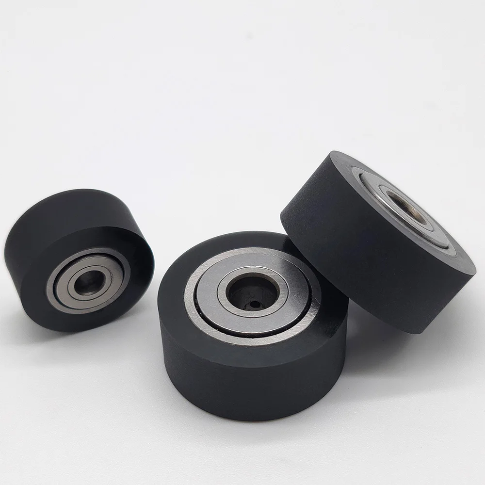Roland Mimaki Cutter Plotter Pinch Roller 4x10x14mm 3x10x14mm Paper Pressure Rubber Polyurethane Coated Roller Bearing
