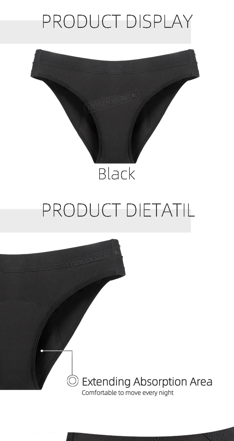 4 Layers Detachable Bikini Ropa Interior Menstrual Para Mujer ...