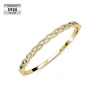 S925 18k Yellow Gold Plated Fashion Bangle