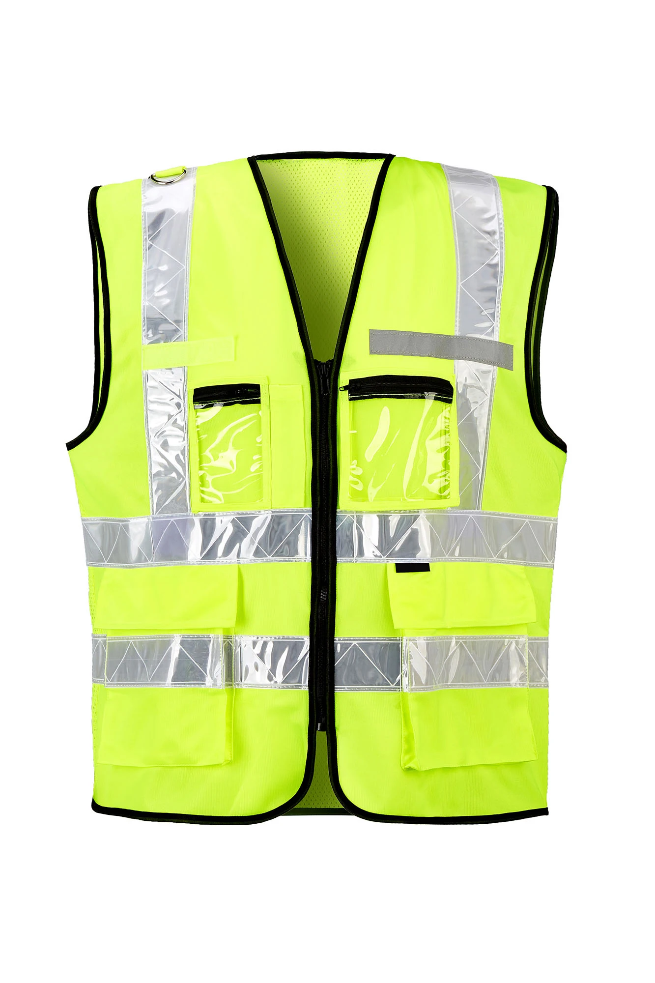 High Visibility Security Vests Custom logo Reflective Jacket Orange Cotton Safety Vest for Women pink Vest