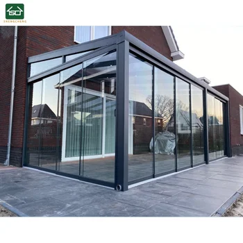 Heavy Duty Patio Roof 4 Season Veranda Outdoor Glass Backyard Sunroom Aluminium Veranda Conservatory Terrassendach