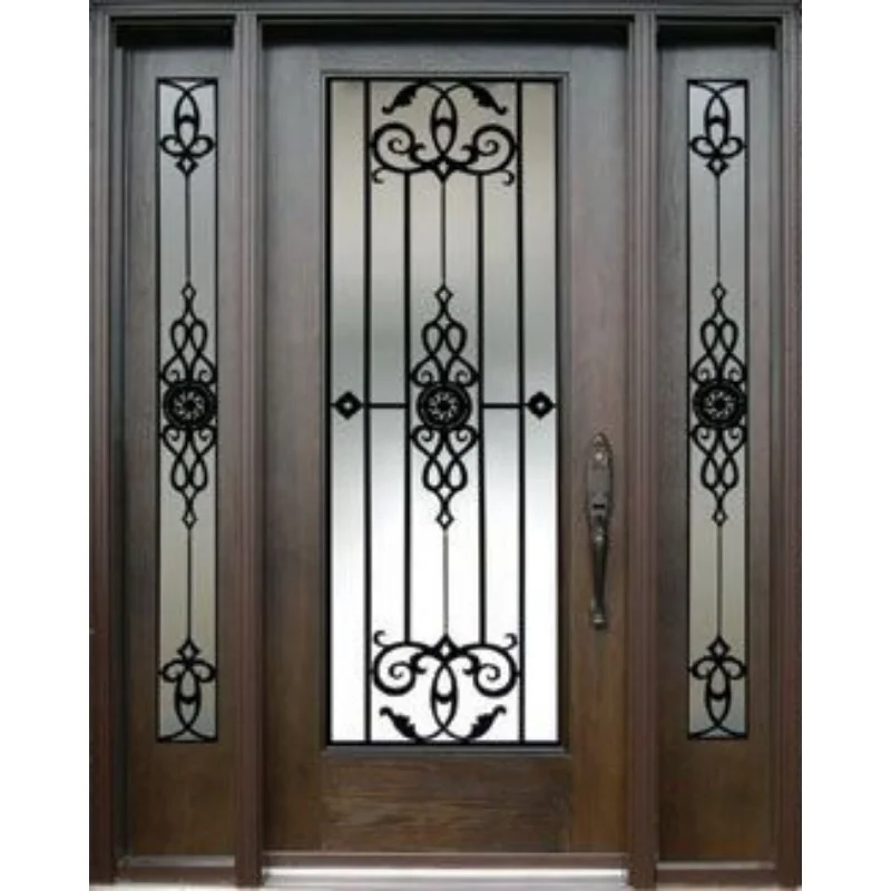 Elegant Wrought Iron Door Designs for Luxurious Entrances