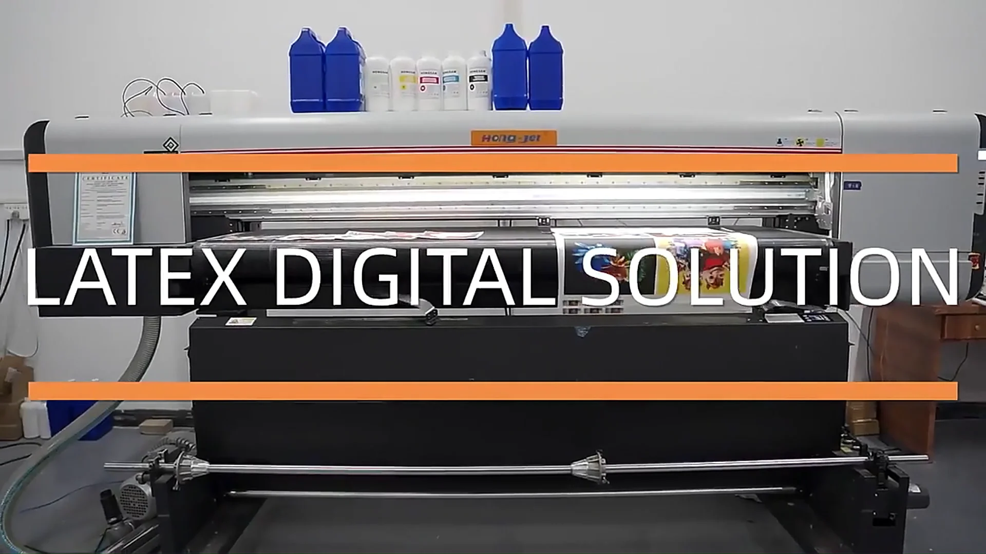 Hongjet Ce All Porpose Latex Printers Machine For Printing Tyvek Paper