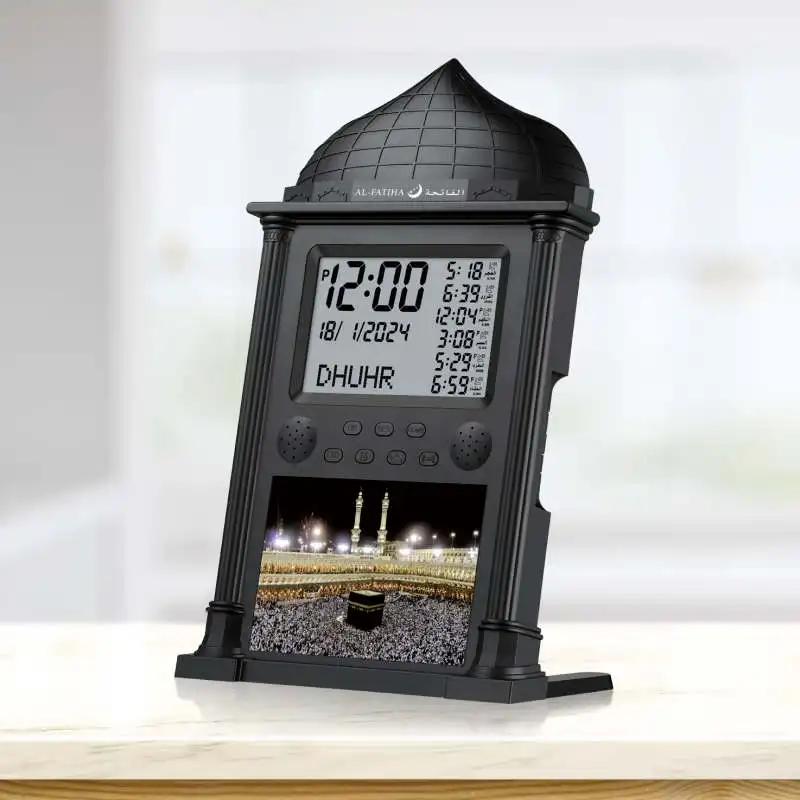 Namaz Clock Azan bluetooth Digital Led City Code Athan Islamic Digital Prayer Shia Azan Wall  Clock Islamic 16 Automatic Change
