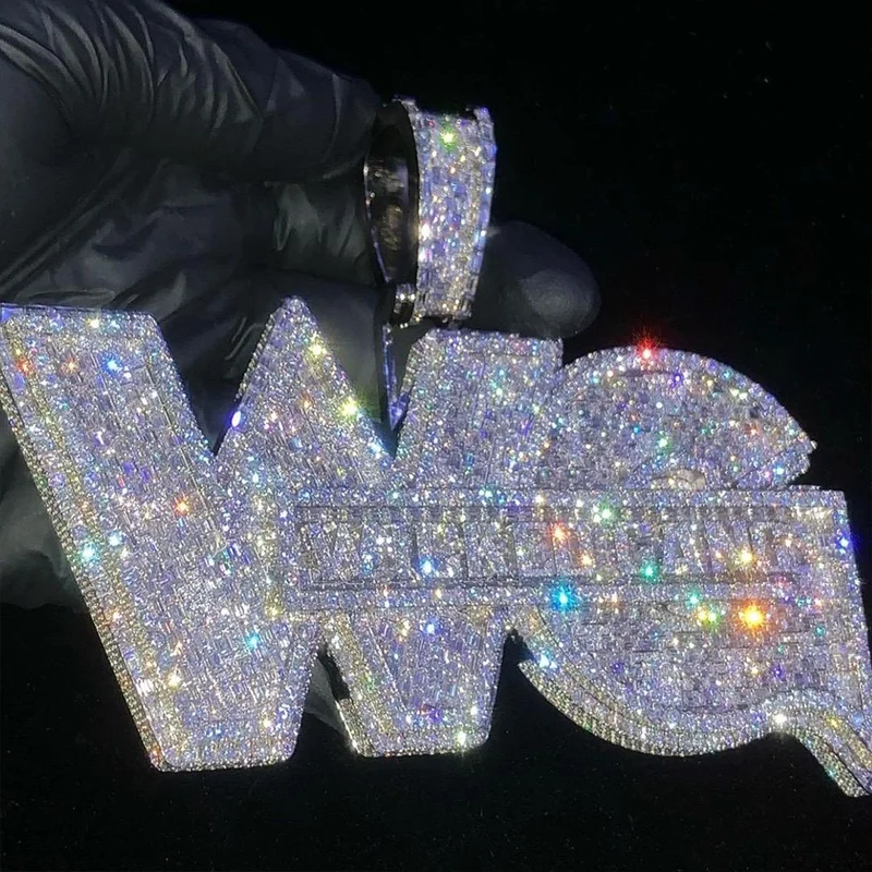 Factory Price Custom Vvs D Color 18k Gold Jewelry Moissanite Diamond