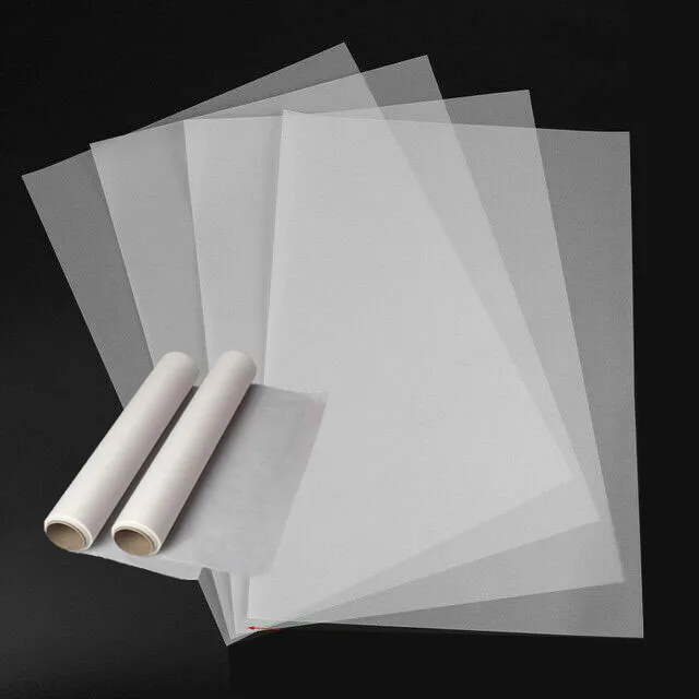 Rollo De Papel De Calco Translúcido - 50m X 30cm - Para Dibujo, Costura Y Manualidades