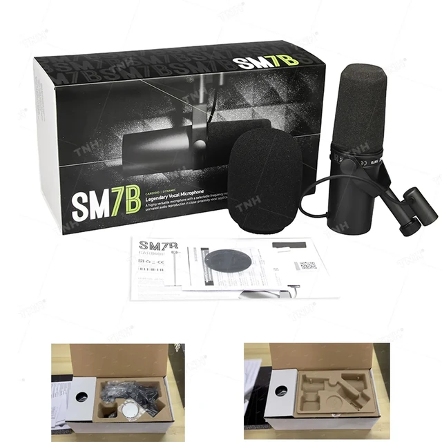 SM7B New Packaging Dynamic Microphone Professional Recording Studio Equipment For Broadcasting Studio Recording Vlog Podcasting