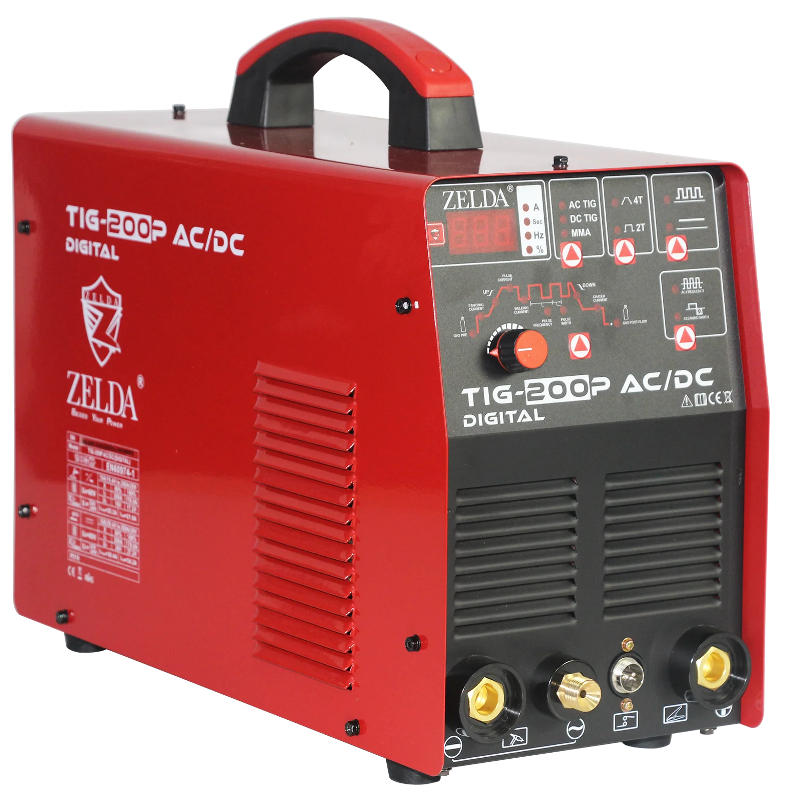 Zelda Super 200p Ac Dc Pulse Tig Aluminum Welding Machine Saldatrice Tig Ac Dc Welder