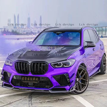 AE Style Carbon Fiber Body Kit for BMW X5M F95 New Condition Front & Rear Bumper Lip with Chin Spoiler Wing Splitter