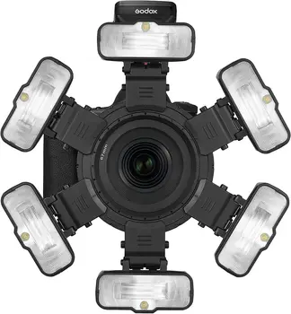 GODOX MF12 TTL 12W Macro Flash,2.4G Wireless Control Built-in 3.7V Lithium Battery Speedlite and Off-Camera TTL Speedlight product image