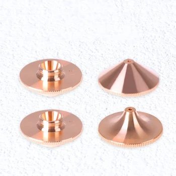 Fiber laser machine accessories red copper Single&Double Layer D28 D32 laser cutting nozzle