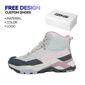 Custom High-Quality Fashion Popular Sale Outdoor Waterproof Fitness Casual Working Walking Light Weight Women's Boots
