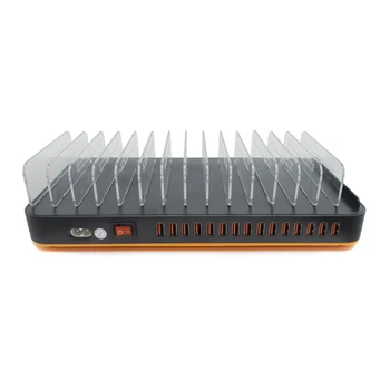 Universal 15 Ports With Switch on/off Desktop Charging Station180W Charger Station Multi Device Charger