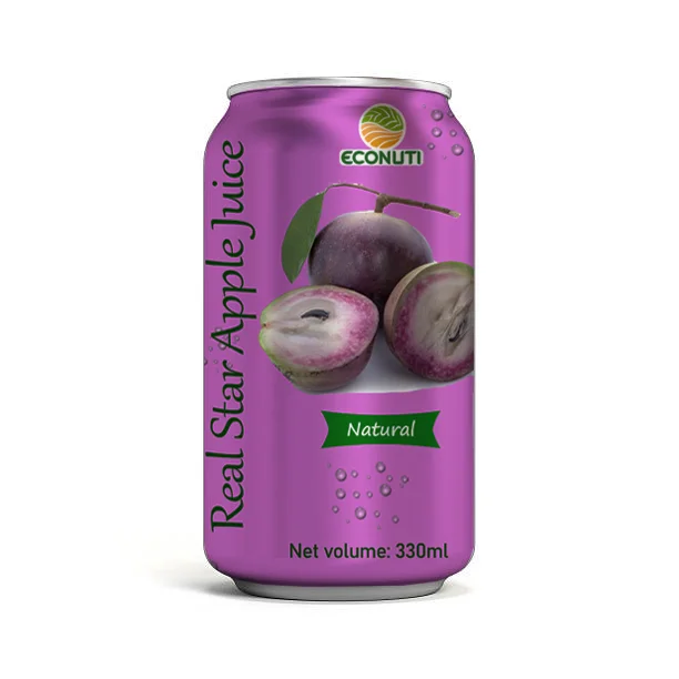 YOOH/OEM Private Label Brand Premium Best Beverages Product Star Apple Juice Drinks 330ml High Quality for Wholesale 2023 Health