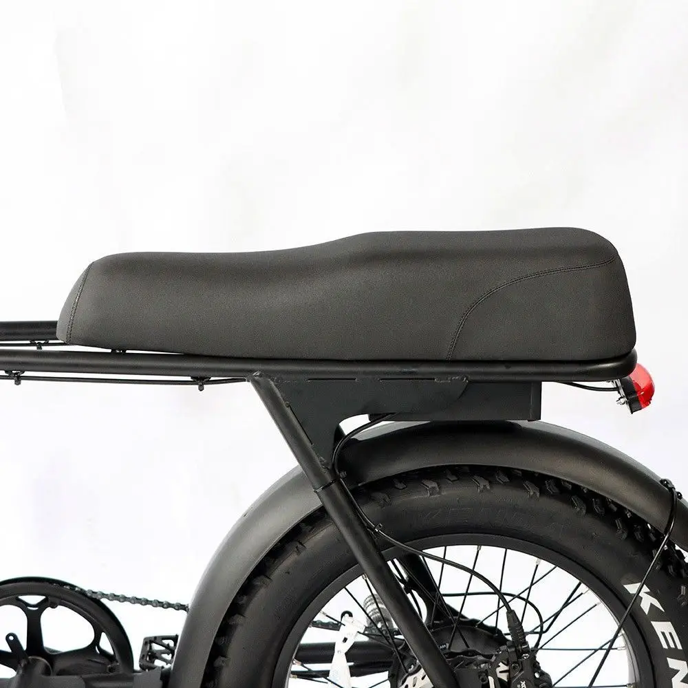 HOTTECH 48V 250W Electric Mountainbike with 20 Fat Bike B66 Steel Frame 15Ah Battery 7-Speed Tektro Disc Brakes Full Suspension