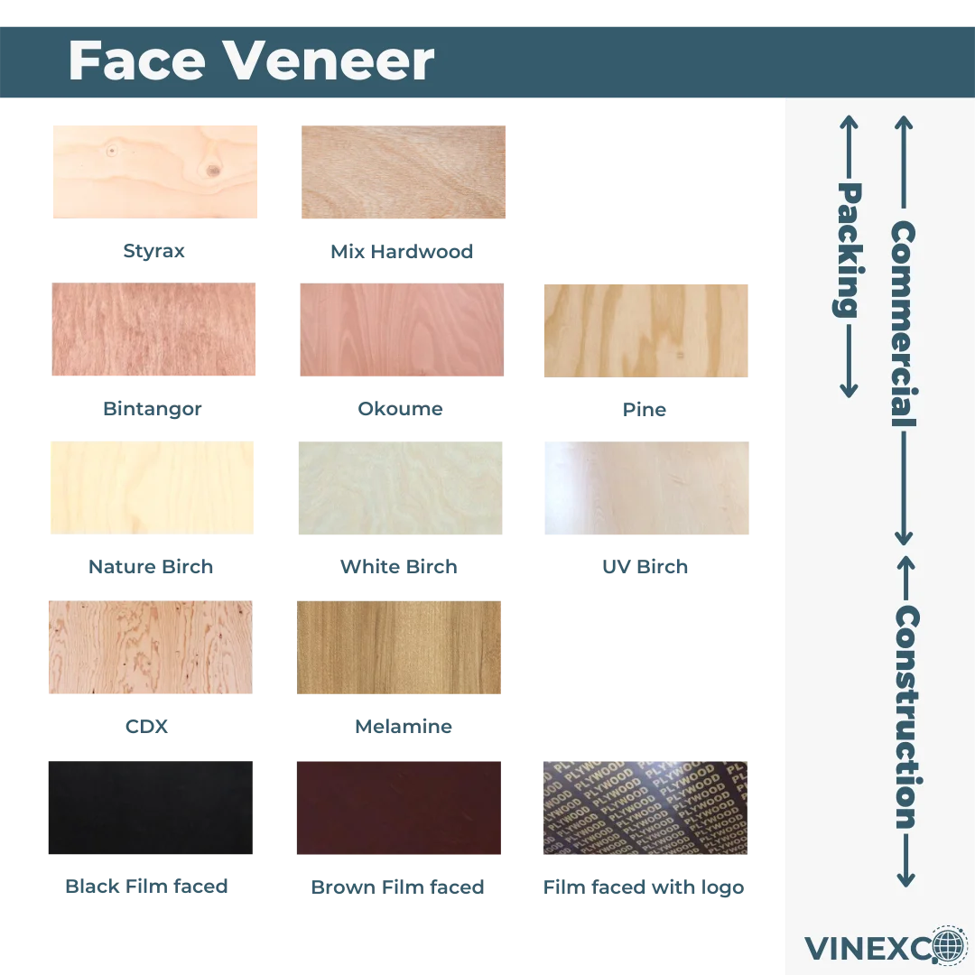 High Quality Film Faced Plywood Interior Exterior Plywood For Concrete