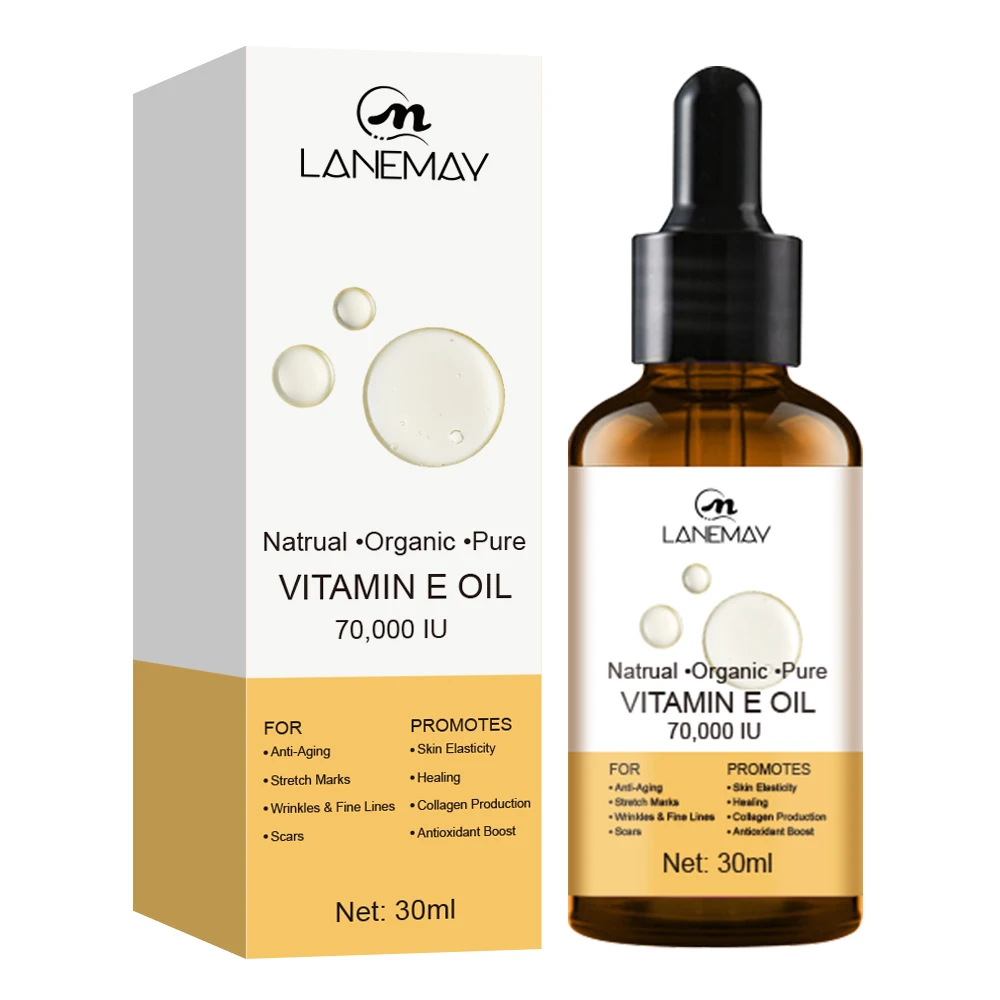 Private Label Vitamin E Oil For Face Care Aceites Esenciales Skin Care