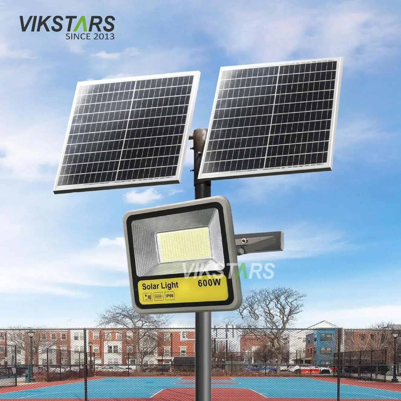 Solar Flood Light with Remote Control IP66 Solar Flood Light High Brightness Solar Flood Light 600w 800w