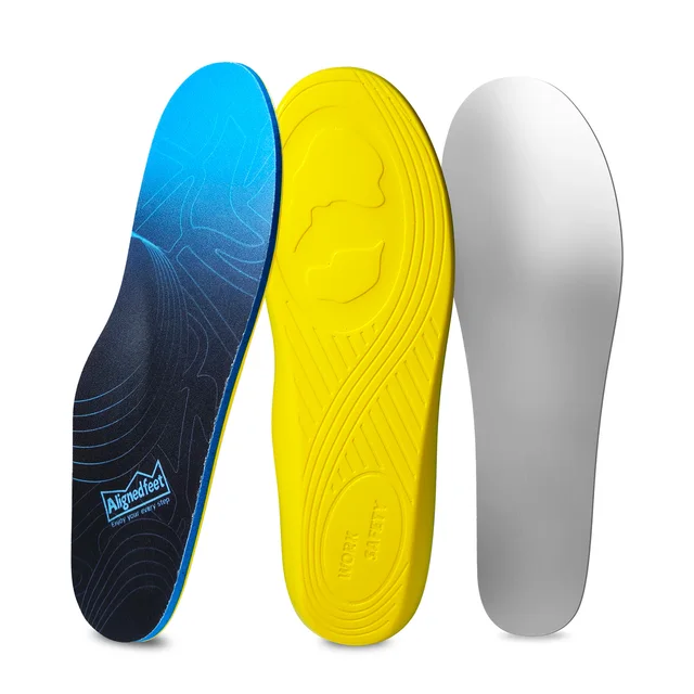 PU Full Steel Stabilizer Plate Insoles with Memory Foam Comfort Protection for Anti-Penetration Protecting Soles