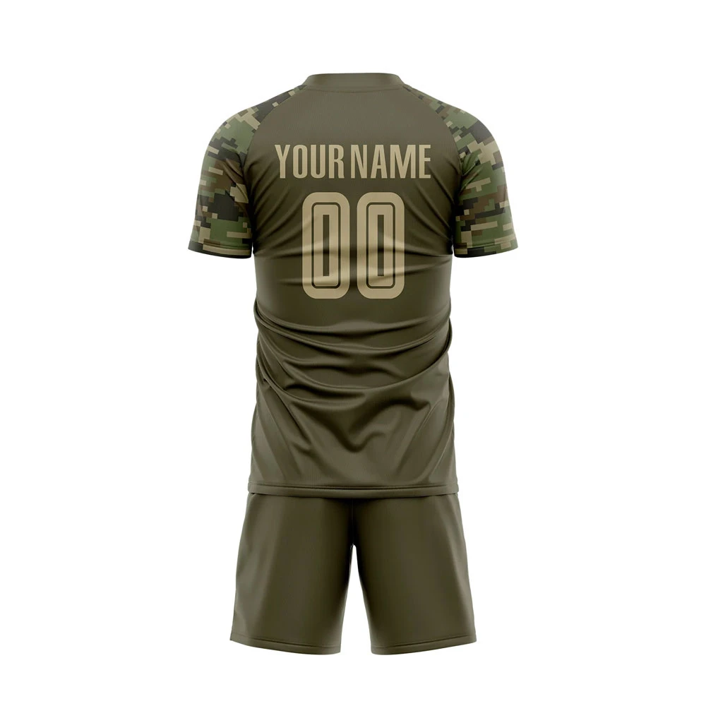 Latest Design Custom Sublimated Breathable Plain Soccer Uniform 2025 New Arrival OEM Services Slim Fit Soccer Uniforms