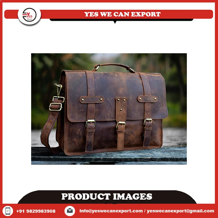 Messenger Bag Customize Indian Manufacturer Handmade Genuine Buffalo
