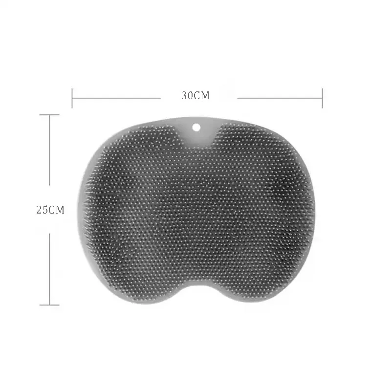 Оптовая продажа серо-розовая щетка-скруббер для душа ножка и скребок