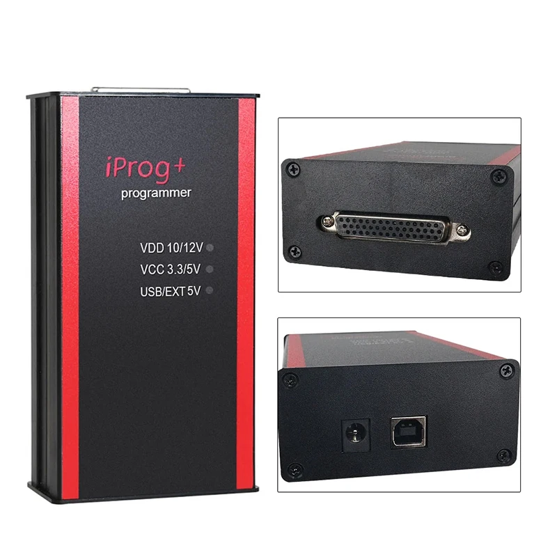 Iprog V87 Iprog Pro 7 Adapter Ecu Key Programmer Support Airbag Reset/Eeprom IMMO/KM/Car Radio/Dashboard Kilometer IPROG+ Tool