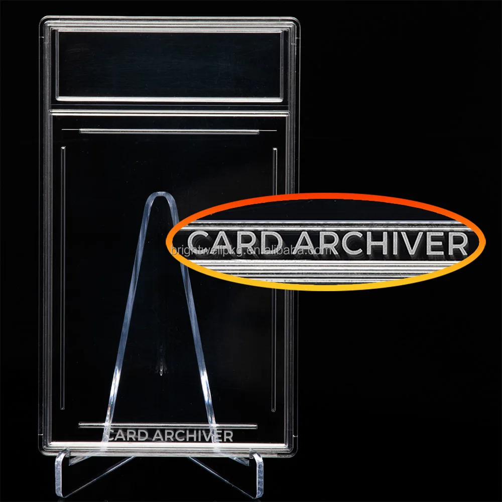 Empty Plastic Clear Acrylic Graded Card Slab Trading Card Sports