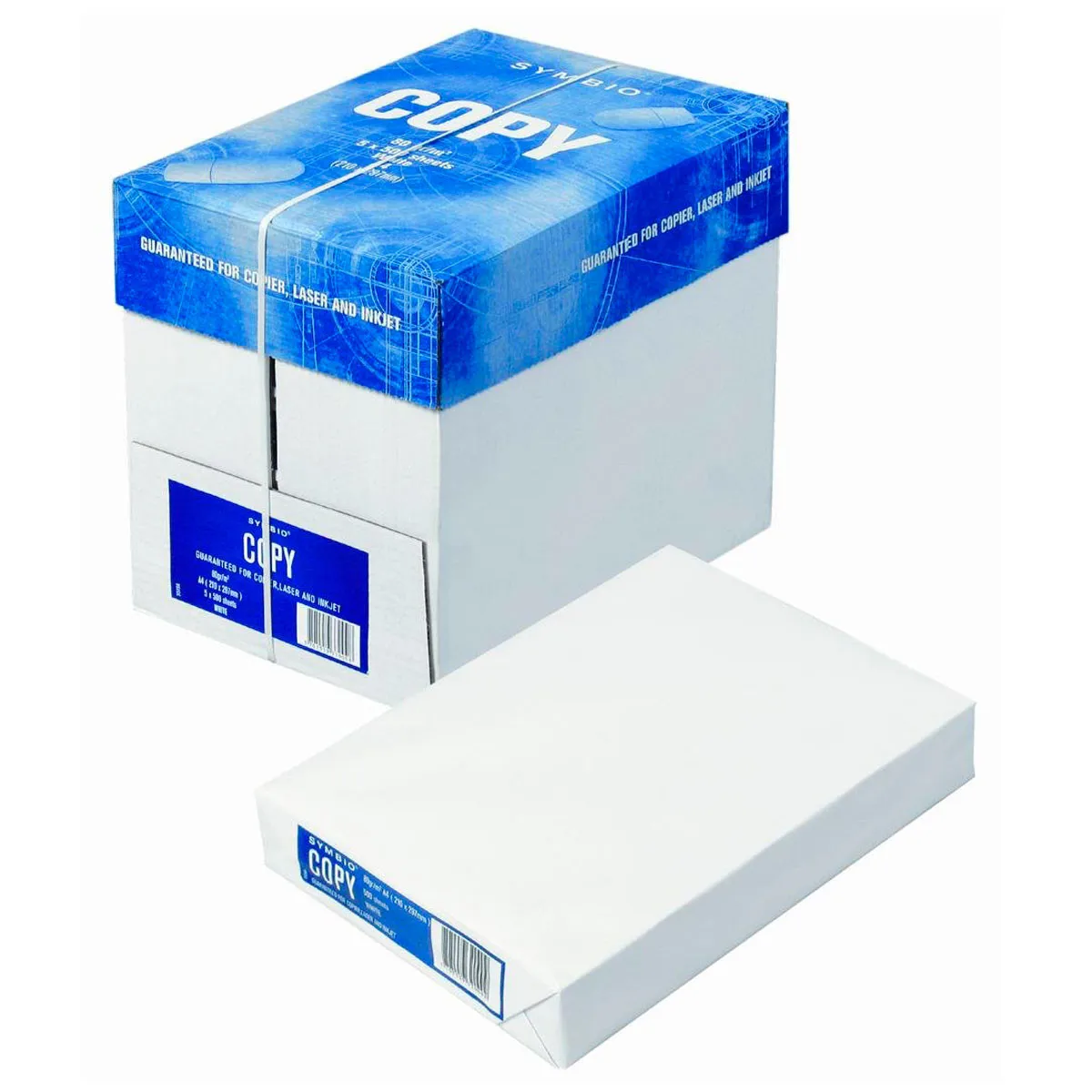 White Double A A4 Size Copy Paper With 70gsm,75gsm,80gsm (500 Sheets