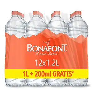 Agua Mineral Sem Gas Bonafont Mineral Water Pack C/ 8un De 1,5 Litro