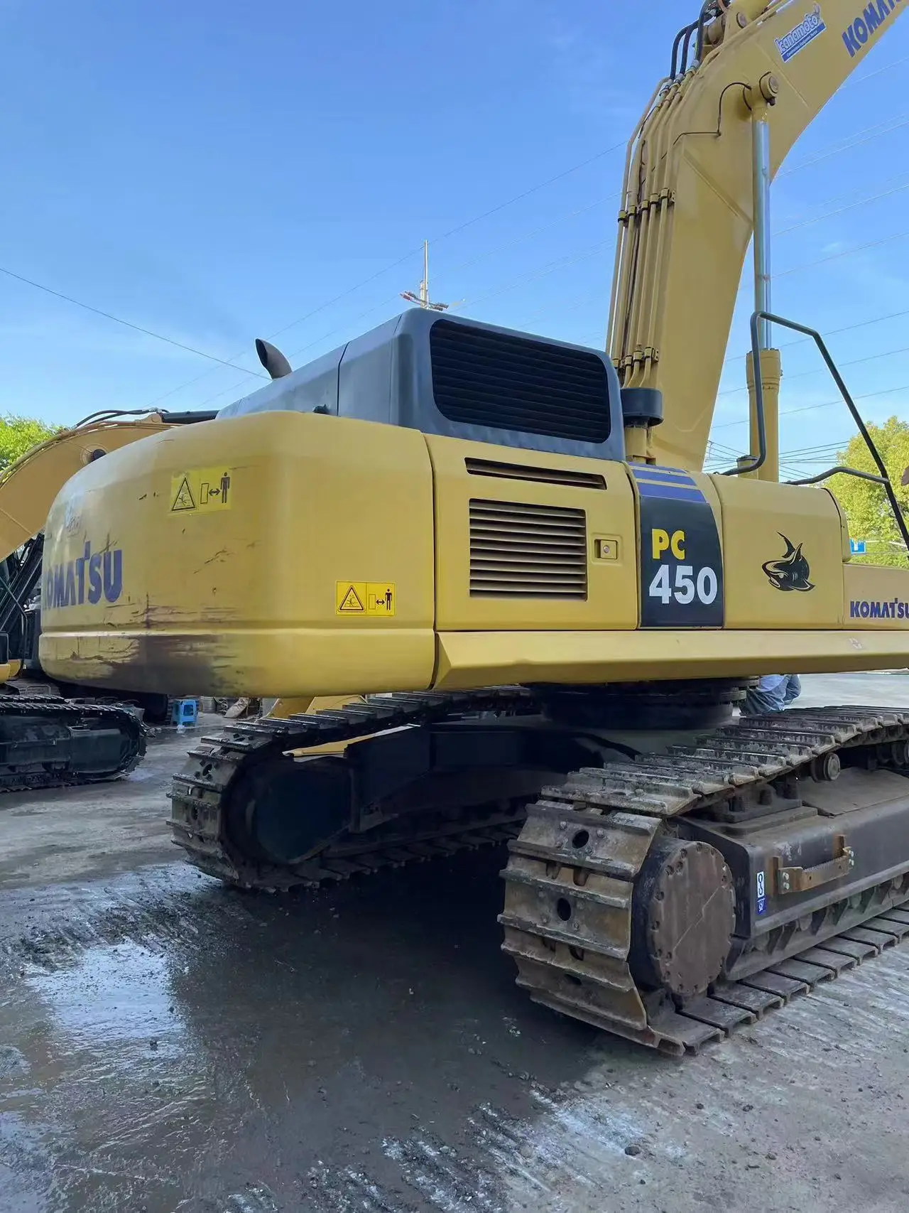 Komatsu Pc450 Used Excavator Big Mining Digger 45ton Komatsu Pc 450 ...