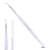 White with Silver tip