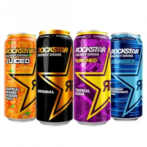 Best Price on Rockstar Energy Drink Soft Drink with Ginseng and Taurine Sugar-Free Carbonate-Based Packaged in Box