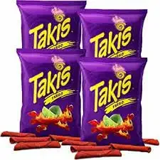 Качественные чипсы из тортильи Takis Fuego острый Чили и лайм лимитированная серия синий перец доступны другие
