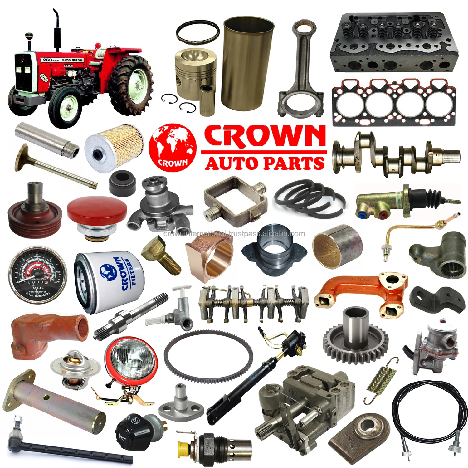 Factory Made High Quality Replacement Spare Parts Fits for Homelite Lawn Tractors Engine Piston Part Example