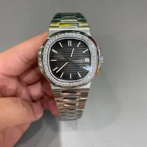 Luxury Brand Stainless Steel Designer Men's Mechanical Watch Black High-end Business Casual Automatic Luminous Waterproof Watch