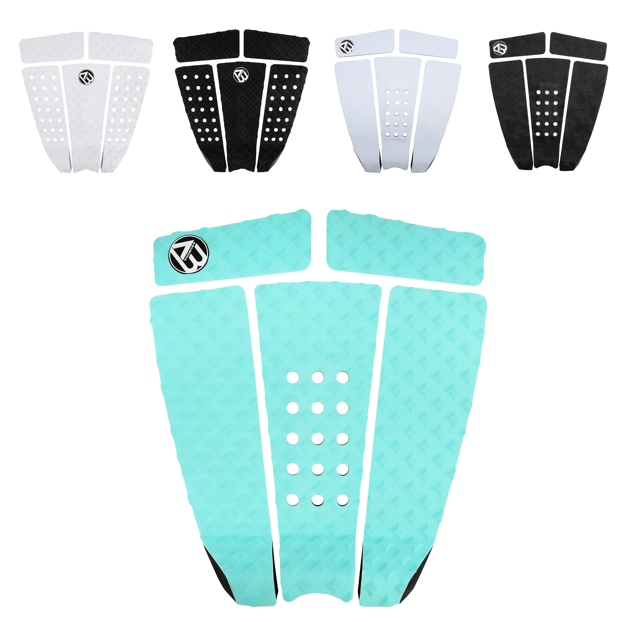 Premium Surfboard Foam Traction Pad Eva Stomp Pad 3 Pieces With 3m