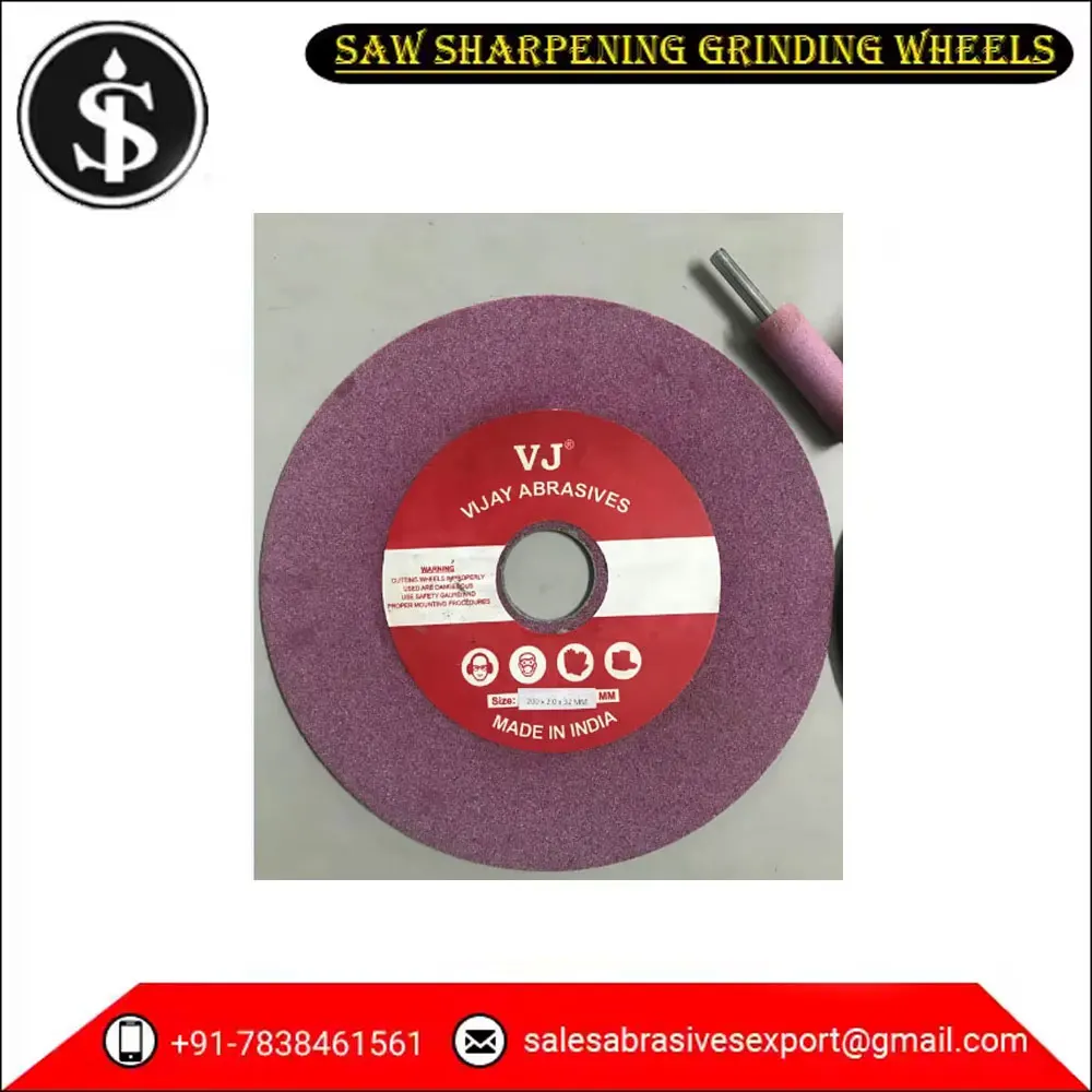 Factory Direct Sale High Grade Customized Size Saw Sharpening Abrasive Grinding Wheels